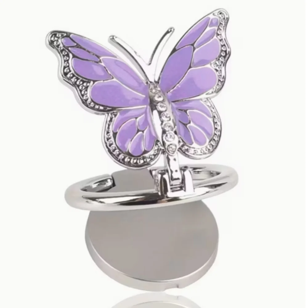 Butterfly Phone Ring Grip 360 Degree Rotating‎ Plating Finger Holder Kickstand